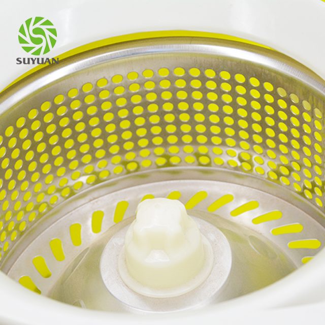 Microfiber Material Floor Cleaning Tool Rotating 360 Spin Twist Mop With Bucket (3)